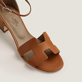 【HERMES】ヒールサンダル ENCENS 50 カーフ オンオフいける優秀デザイン Hermes Encens 50 サンダル (HERMES